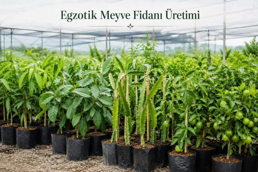 Antalya Egzotik Meyve Fidanı Üretimi ve Satışı